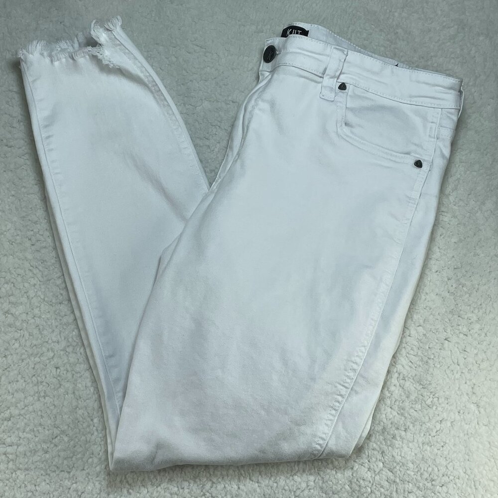 Kut from the Kloth White Ankle Jeans